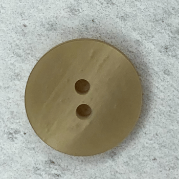 Knopf - matt schimmernd - 18 mm - hellbeige